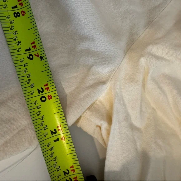 Old Navy Cream Blouse with Black Embroidery - Picture 5 of 5